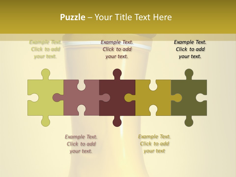 Joyful Background Crazy PowerPoint Template