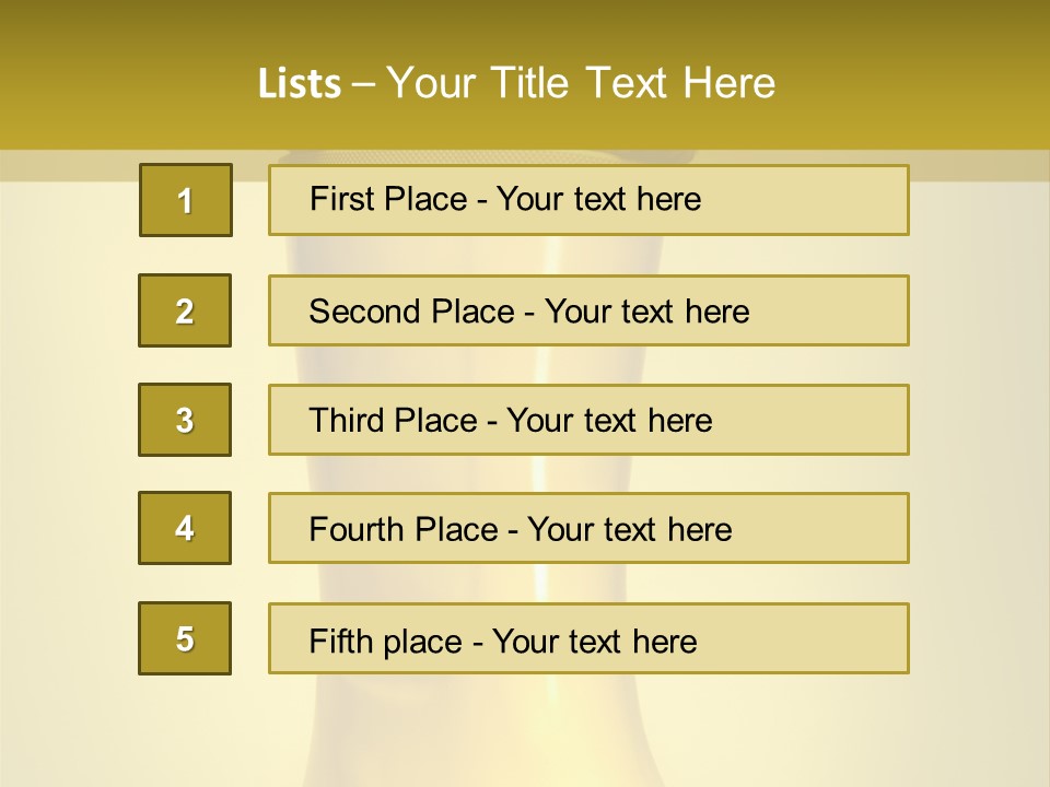 Joyful Background Crazy PowerPoint Template