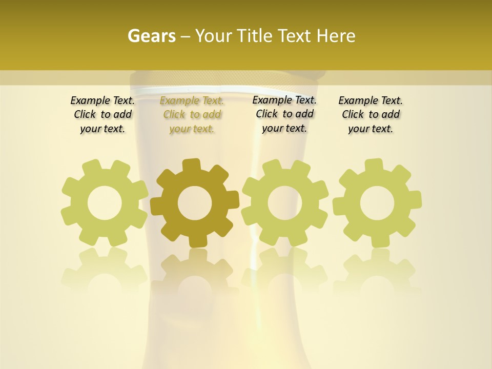 Joyful Background Crazy PowerPoint Template