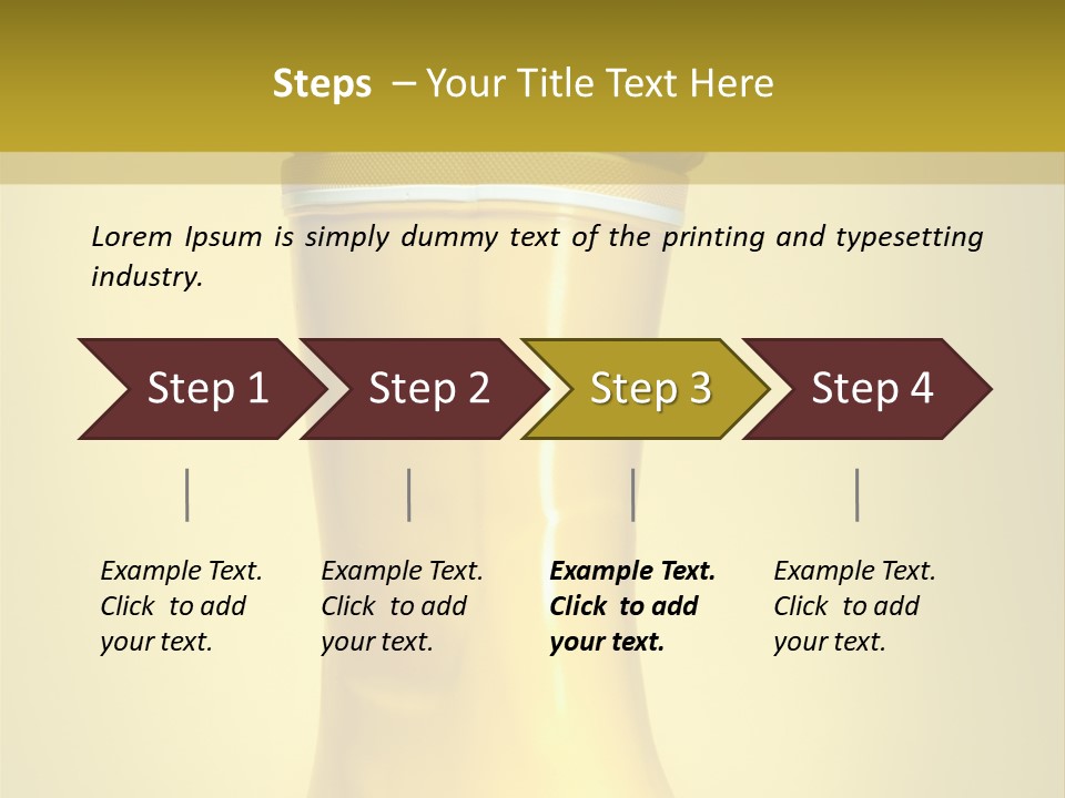 Joyful Background Crazy PowerPoint Template