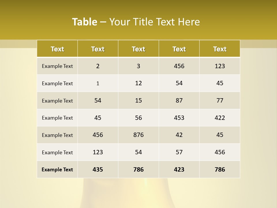 Joyful Background Crazy PowerPoint Template