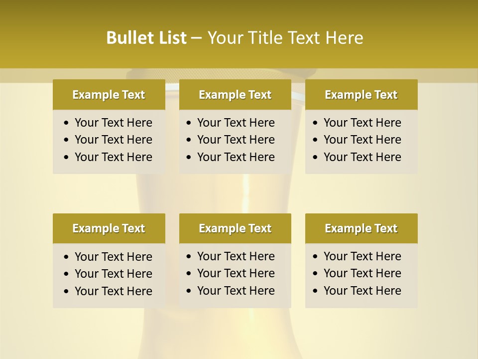 Joyful Background Crazy PowerPoint Template