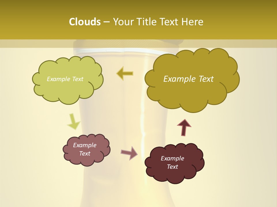 Joyful Background Crazy PowerPoint Template