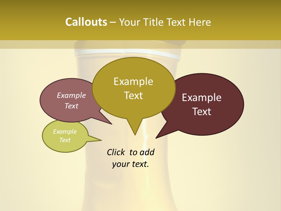 Joyful Background Crazy PowerPoint Template