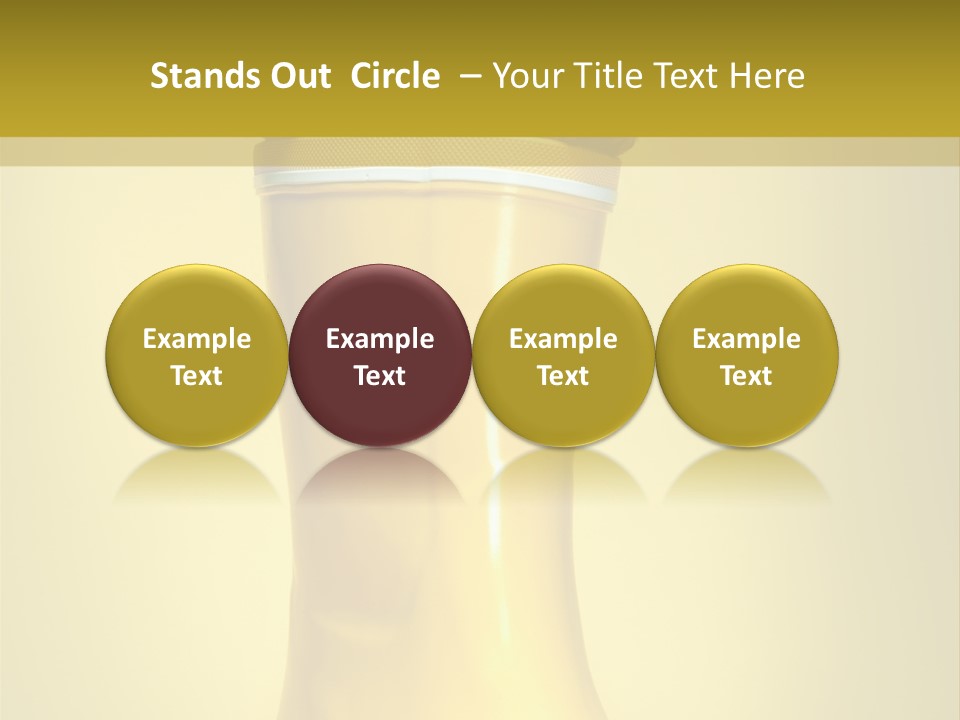 Joyful Background Crazy PowerPoint Template