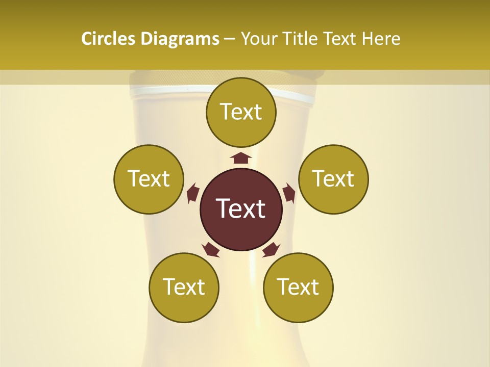 Joyful Background Crazy PowerPoint Template