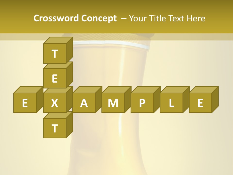 Joyful Background Crazy PowerPoint Template