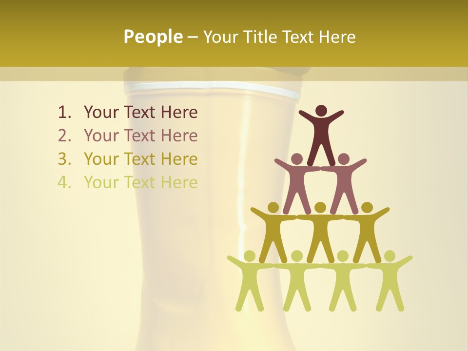 Joyful Background Crazy PowerPoint Template