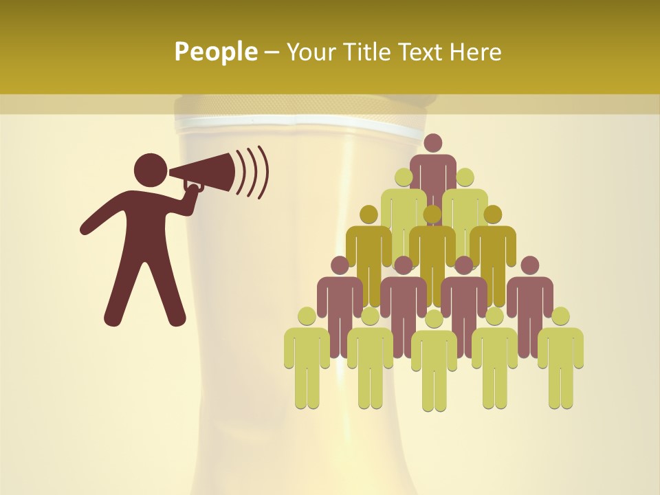 Joyful Background Crazy PowerPoint Template