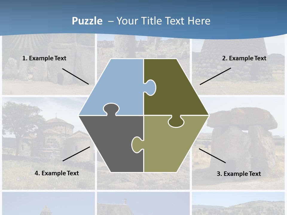 Collage Tower Neolithic PowerPoint Template