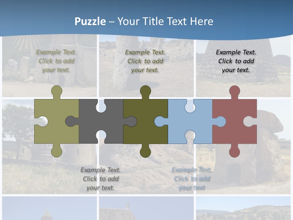 Collage Tower Neolithic PowerPoint Template