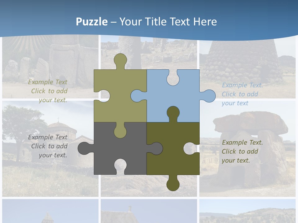 Collage Tower Neolithic PowerPoint Template