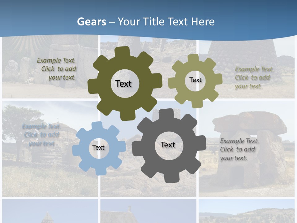 Collage Tower Neolithic PowerPoint Template