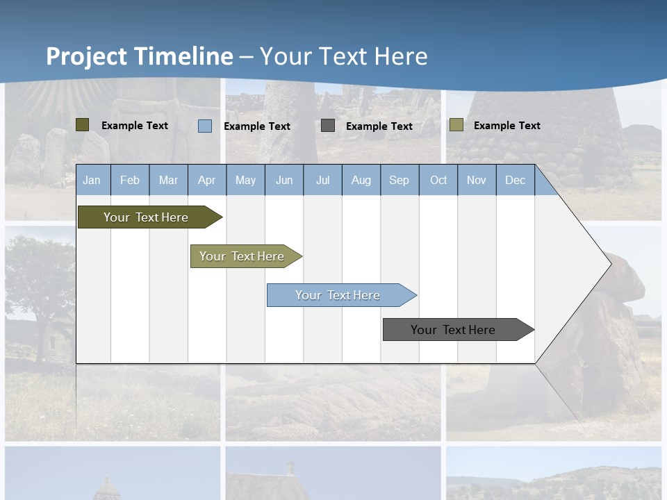Collage Tower Neolithic PowerPoint Template