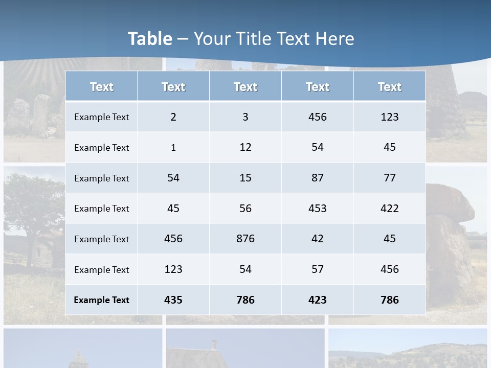 Collage Tower Neolithic PowerPoint Template