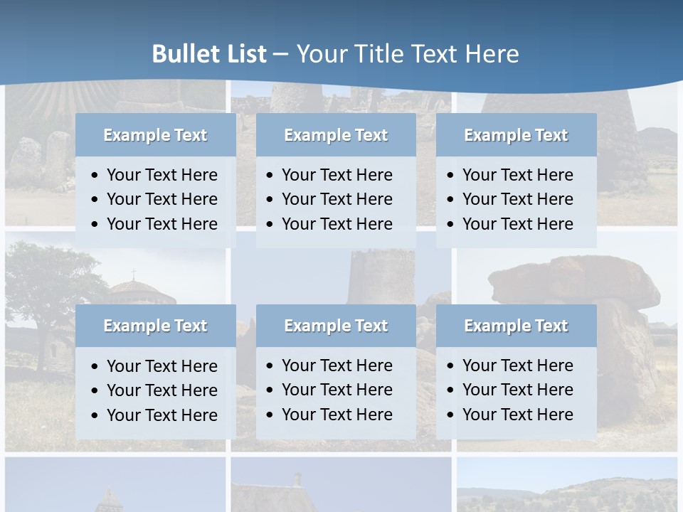 Collage Tower Neolithic PowerPoint Template