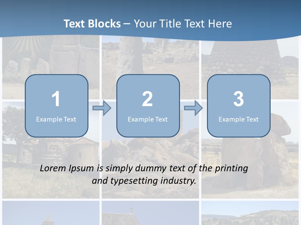 Collage Tower Neolithic PowerPoint Template