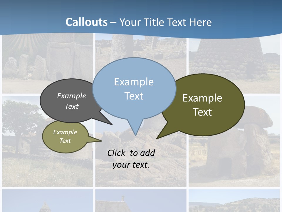 Collage Tower Neolithic PowerPoint Template
