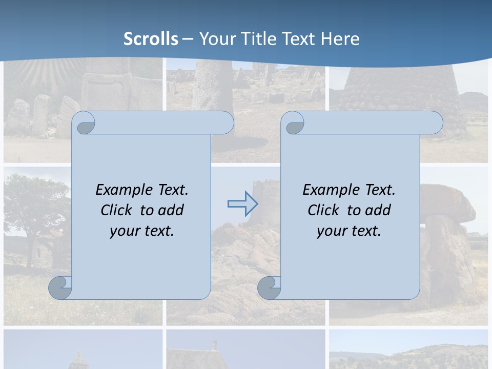 Collage Tower Neolithic PowerPoint Template