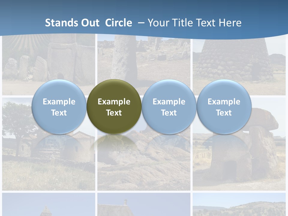 Collage Tower Neolithic PowerPoint Template