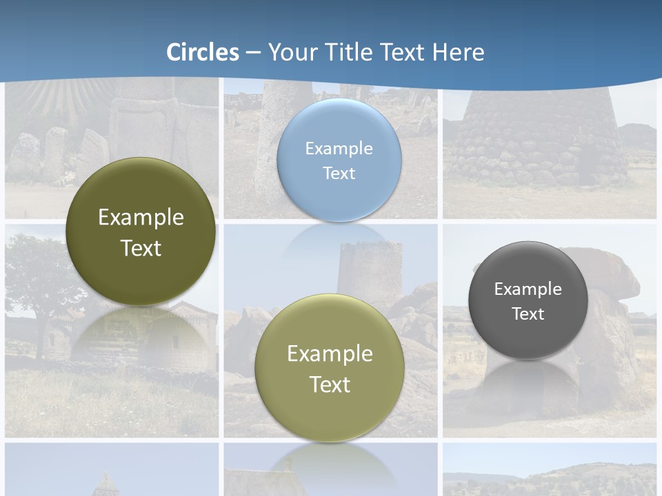 Collage Tower Neolithic PowerPoint Template