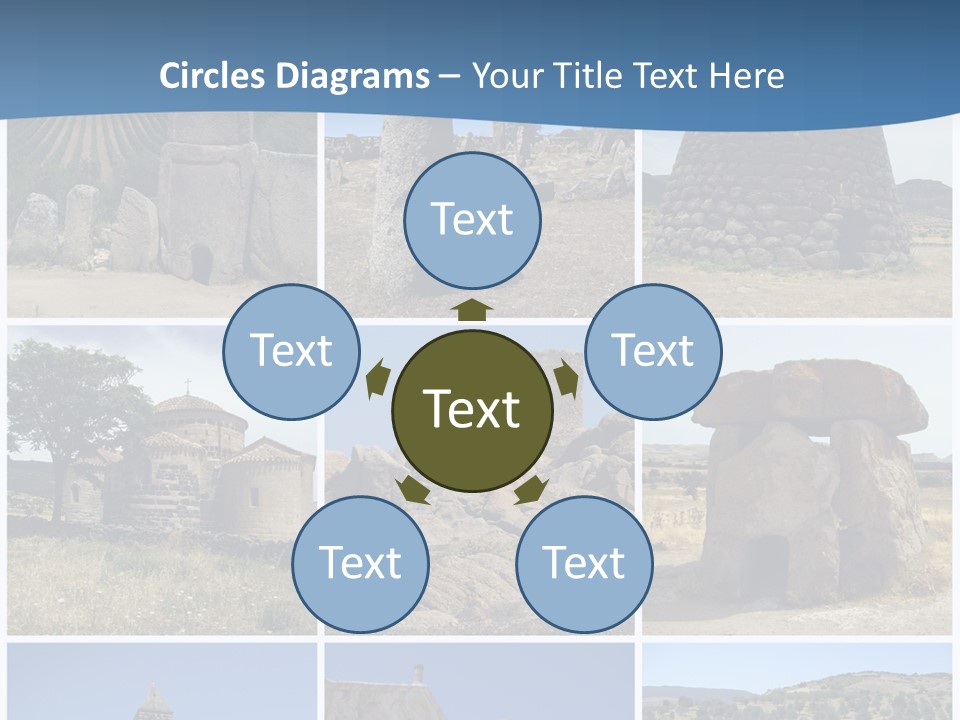 Collage Tower Neolithic PowerPoint Template