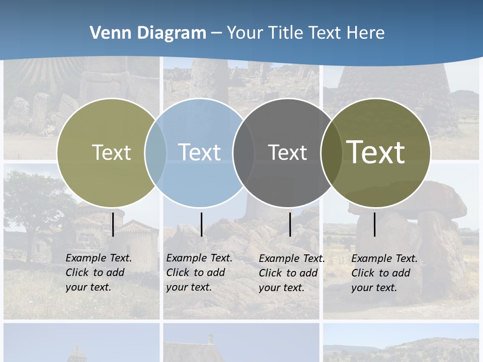 Collage Tower Neolithic PowerPoint Template