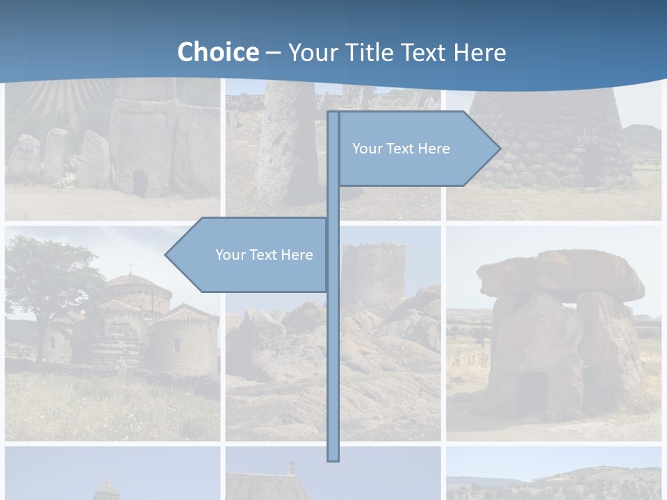 Collage Tower Neolithic PowerPoint Template