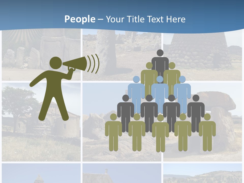 Collage Tower Neolithic PowerPoint Template