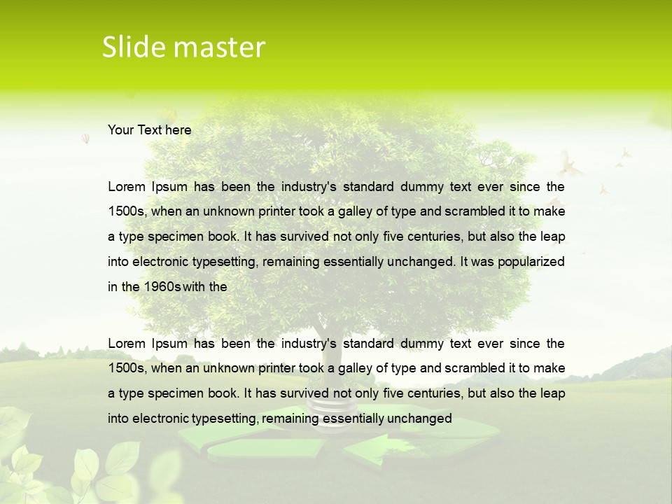 Warming Nature Photo PowerPoint Template