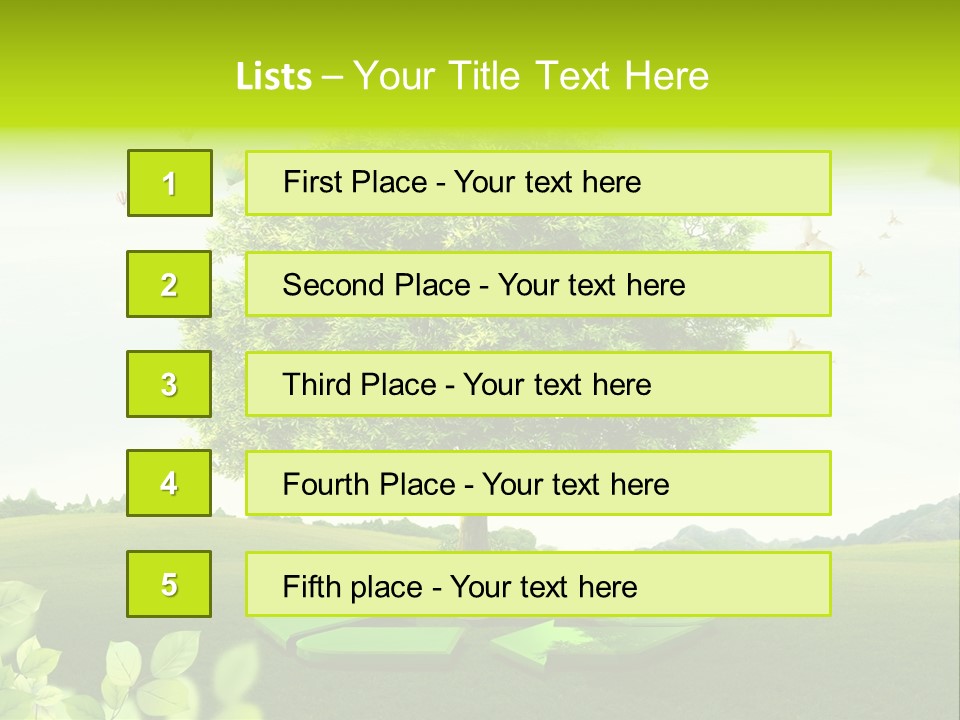 Warming Nature Photo PowerPoint Template