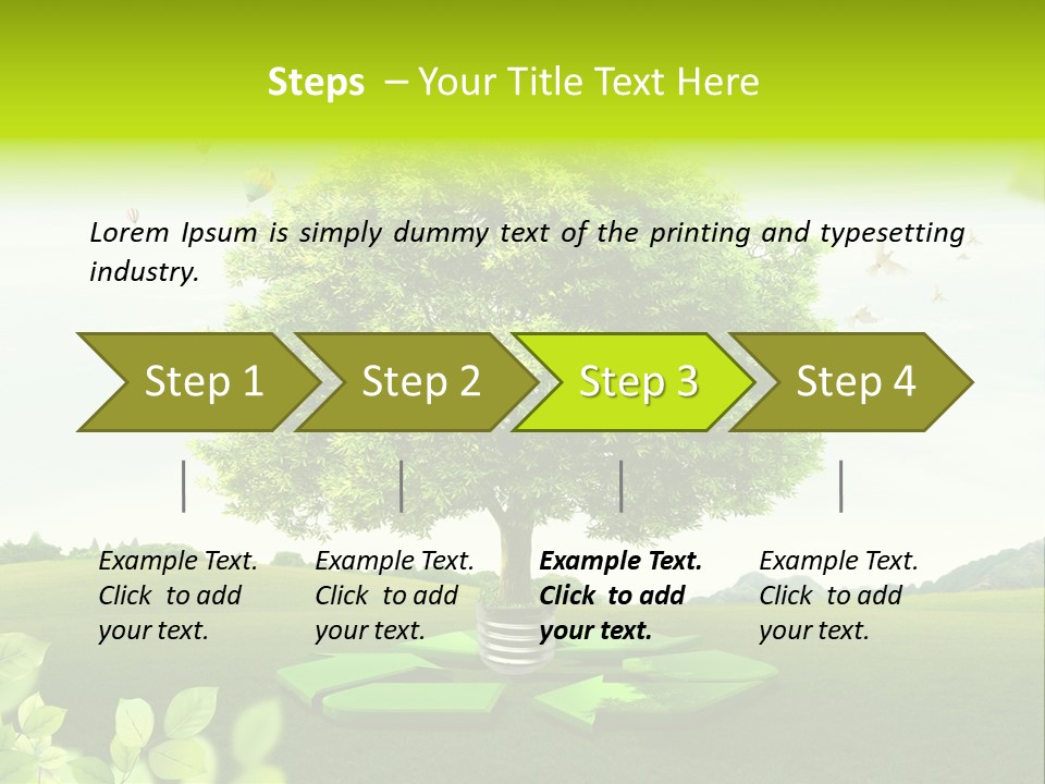 Warming Nature Photo PowerPoint Template
