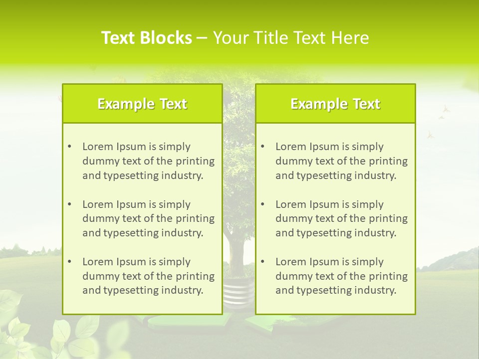Warming Nature Photo PowerPoint Template