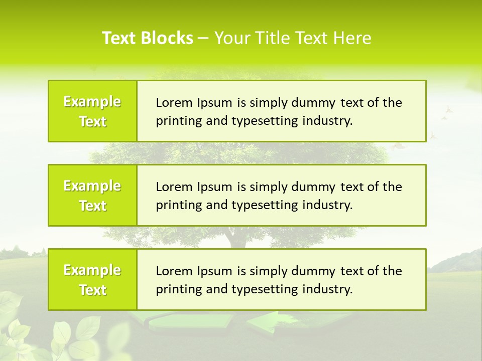 Warming Nature Photo PowerPoint Template