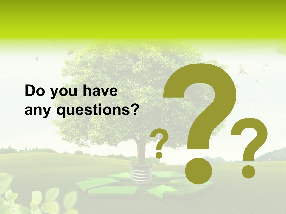 Warming Nature Photo PowerPoint Template