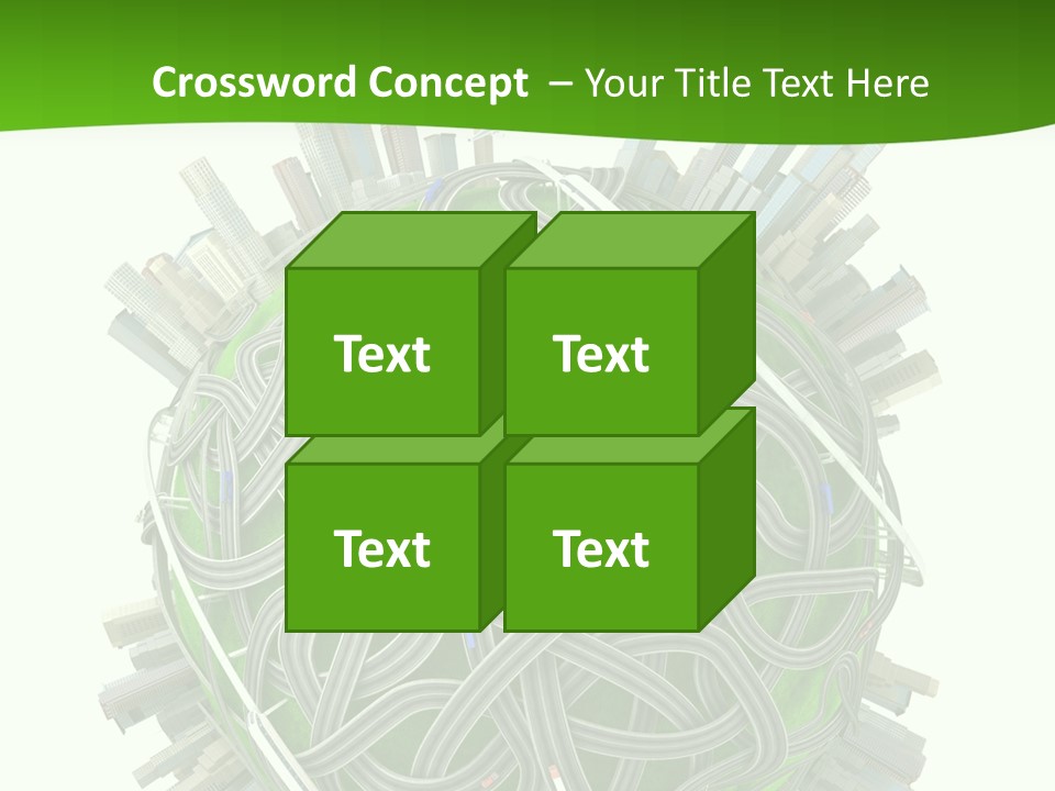 Transport World Airplane PowerPoint Template