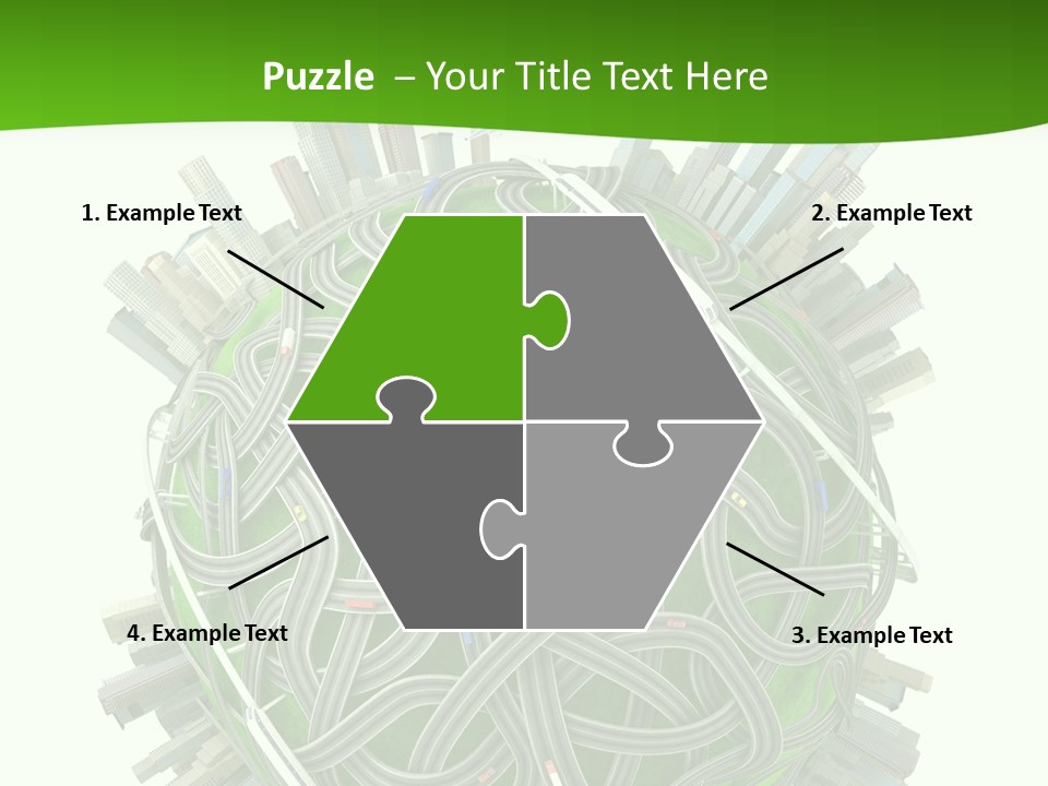 Transport World Airplane PowerPoint Template