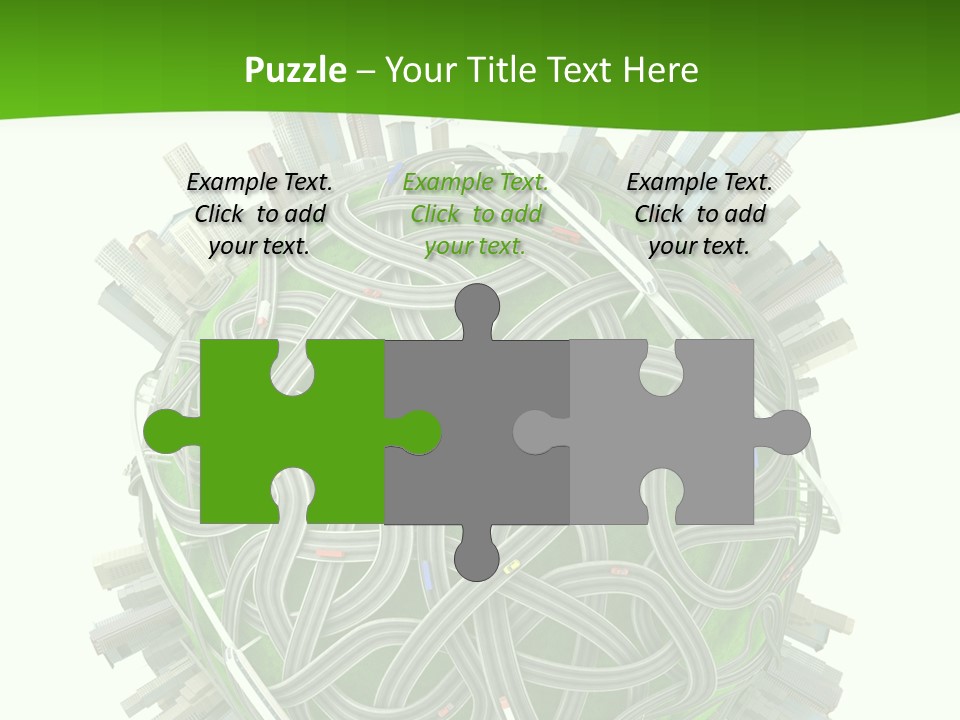 Transport World Airplane PowerPoint Template