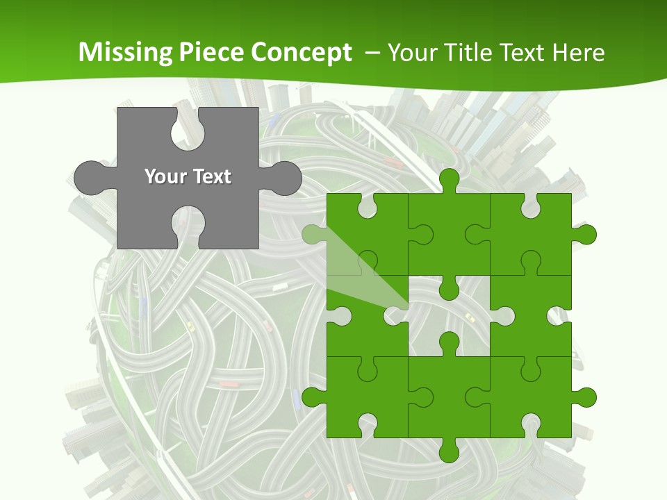 Transport World Airplane PowerPoint Template