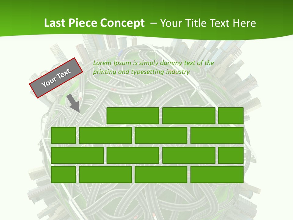 Transport World Airplane PowerPoint Template