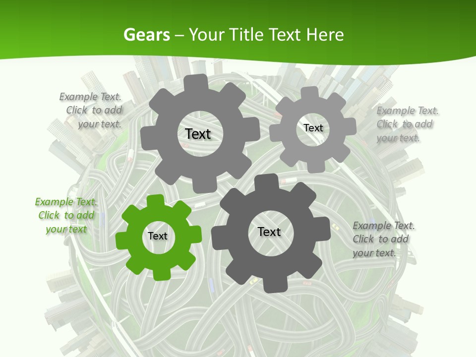 Transport World Airplane PowerPoint Template
