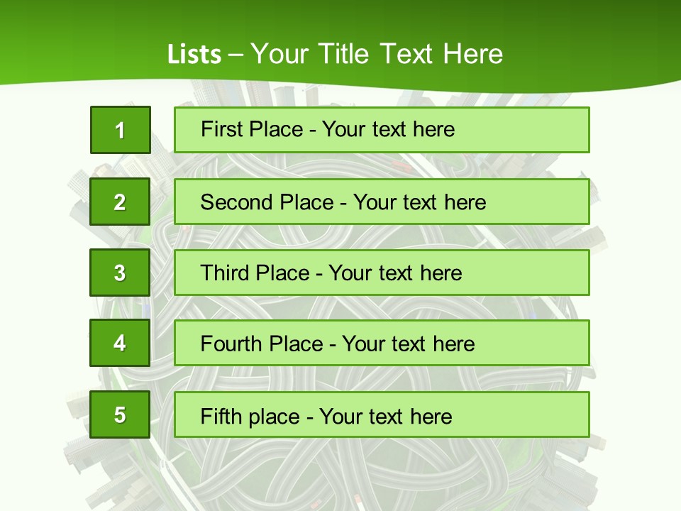 Transport World Airplane PowerPoint Template