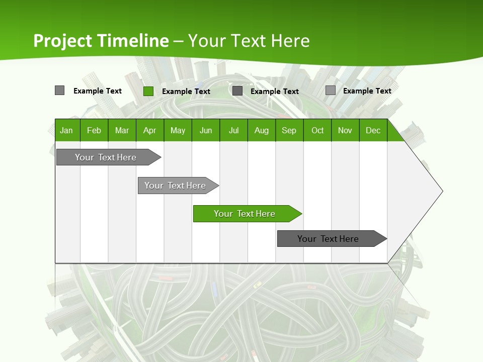 Transport World Airplane PowerPoint Template