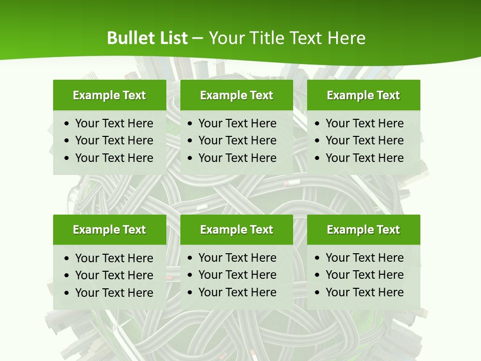 Transport World Airplane PowerPoint Template