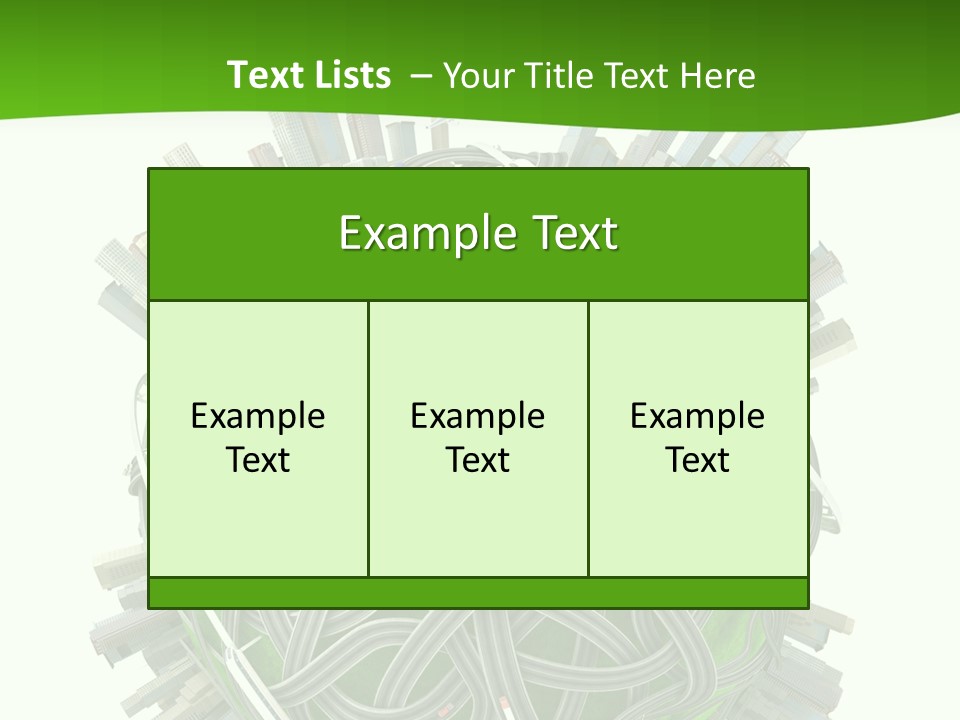 Transport World Airplane PowerPoint Template