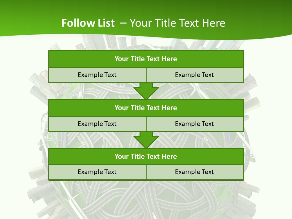 Transport World Airplane PowerPoint Template
