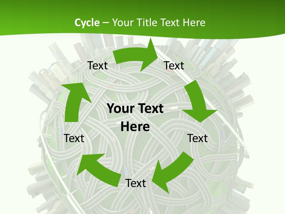 Transport World Airplane PowerPoint Template