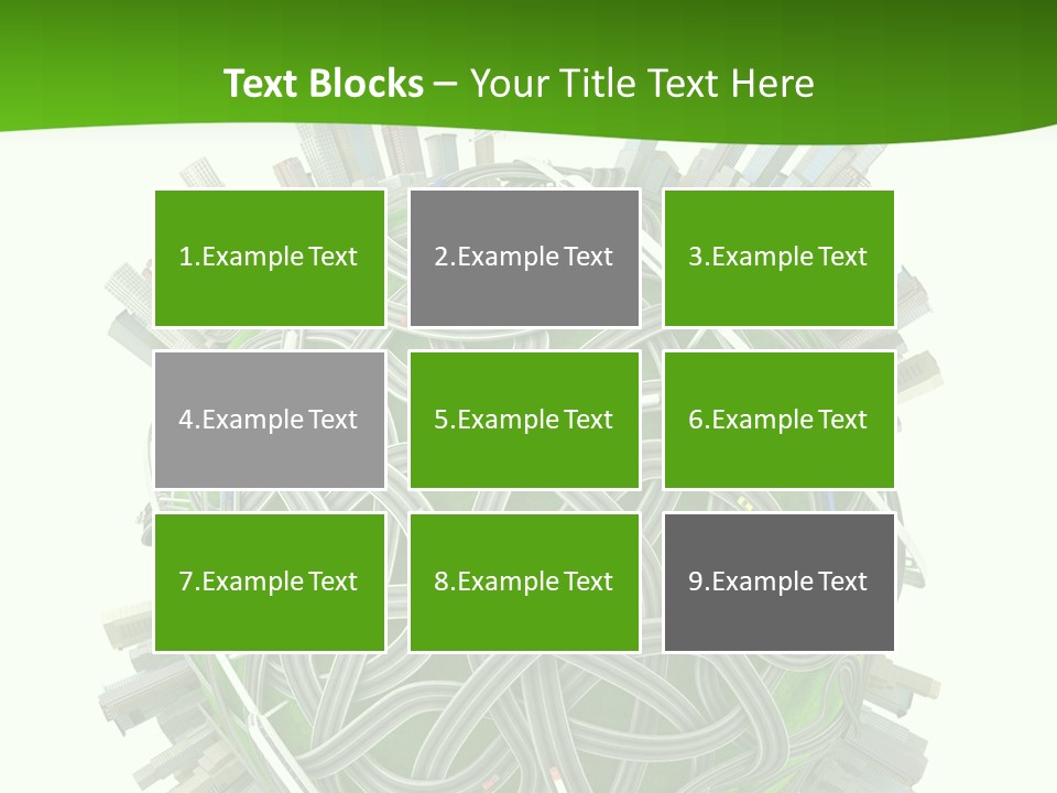 Transport World Airplane PowerPoint Template
