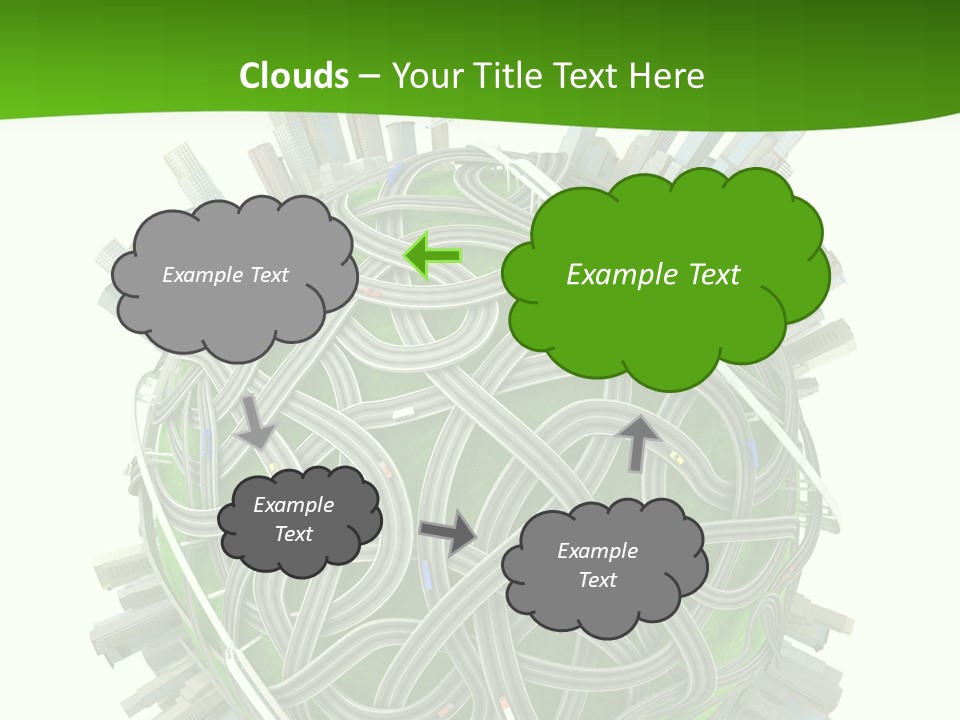 Transport World Airplane PowerPoint Template