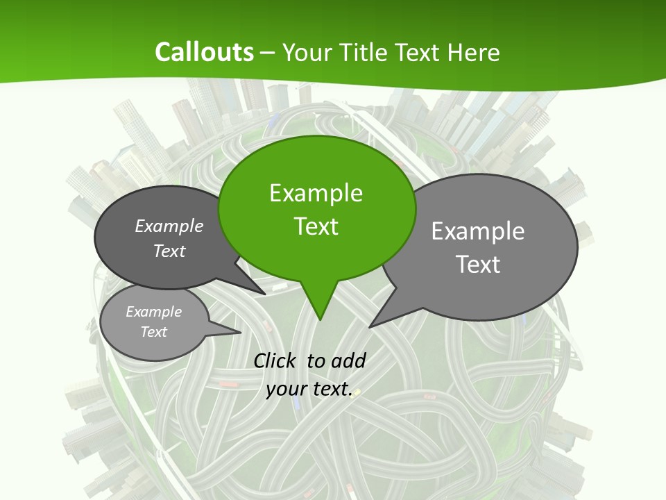 Transport World Airplane PowerPoint Template